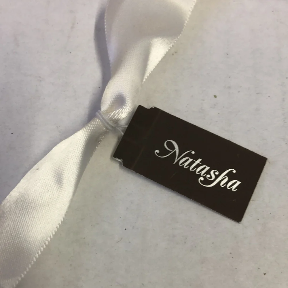 Natasha Couture Bridal Leaf Rhinestone Wedding Belt Sash
